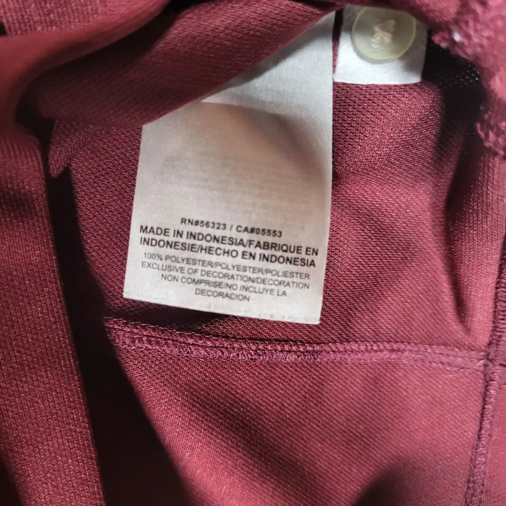 Minnesota Gophers Men's XL Nike Dri-Fit Maroon Polo Shirt Embroidered‎
